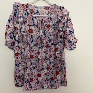 Lefties floral blouse
